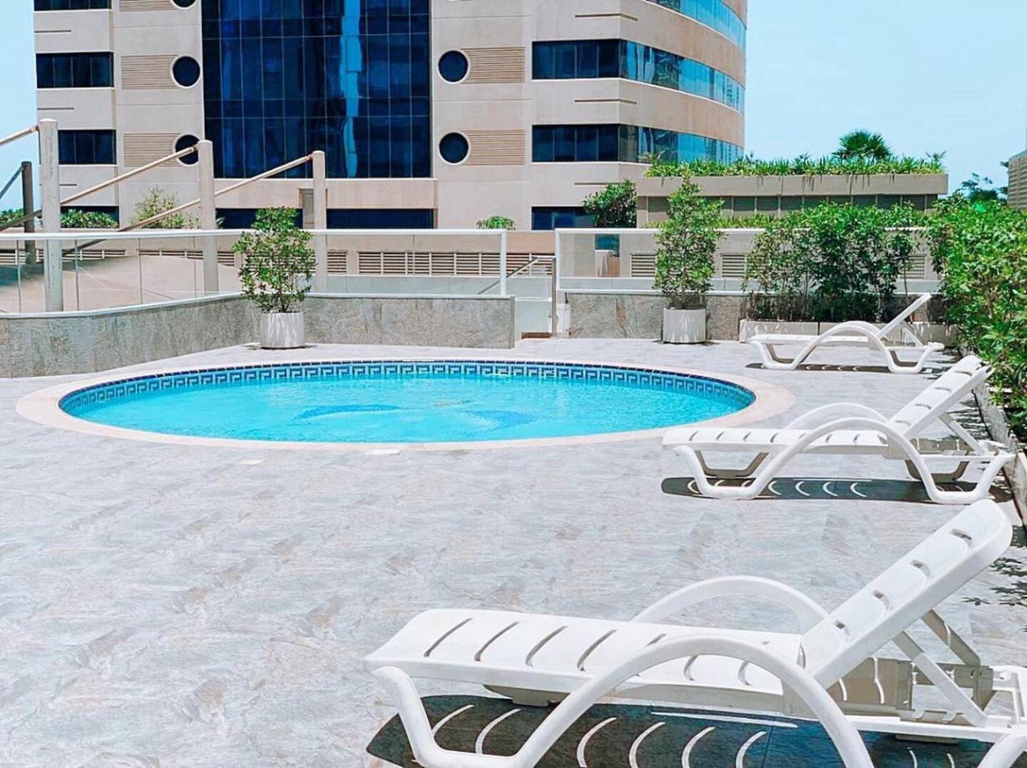 Charming Warm Suite With Amazing Views Of The City Ντουμπάι Εξωτερικό φωτογραφία